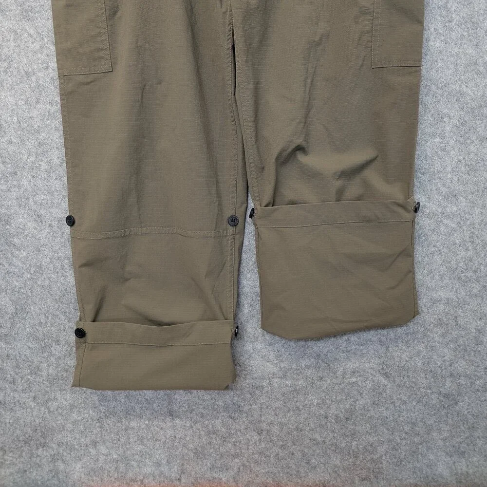 Tilley Adjustable Cargo Outdoor Utility Convertible Hiking camping pant TAUPE 16 - Picture 9 of 13